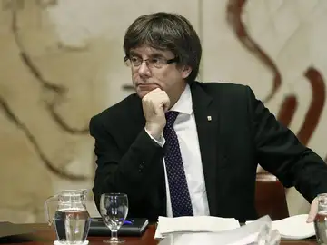El presidente de la Generalitat, Carles Puigdemont El presidente de la Generalitat, Carles Puigdemont