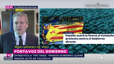 El portavoz del Gobierno en Espejo Público El portavoz del Gobierno en Espejo Público