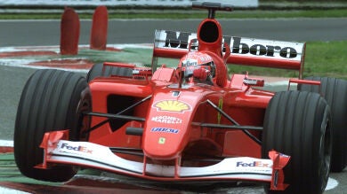 Sale a subasta el Ferrari F2001 con el que Schumacher ganó su cuarto Mundial