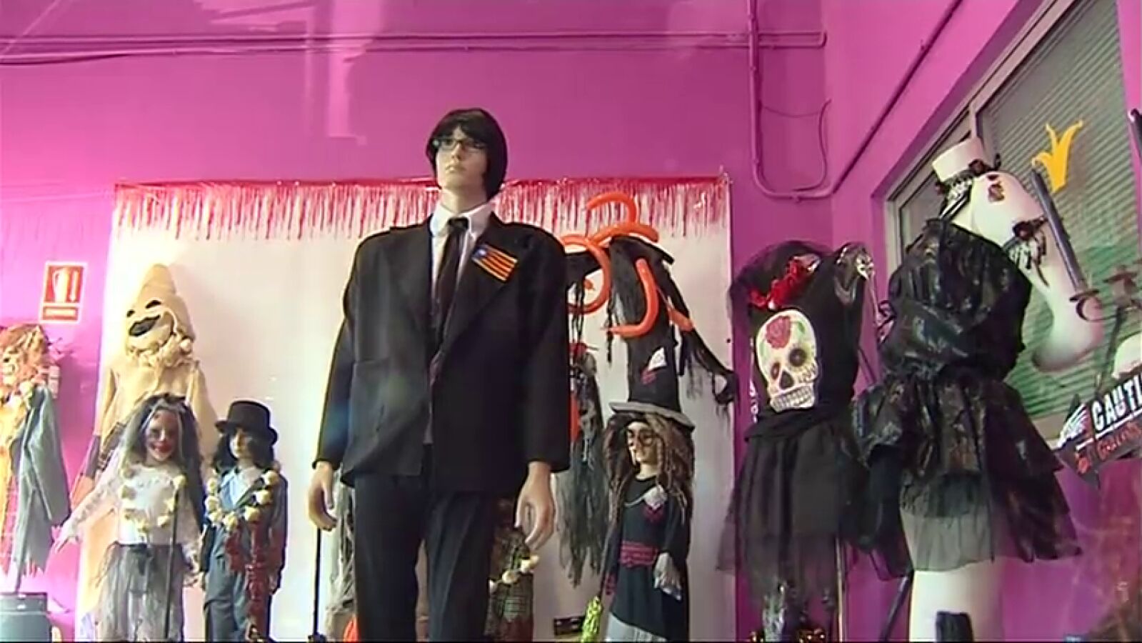 El disfraz de Puigdemont triunfa en Halloween