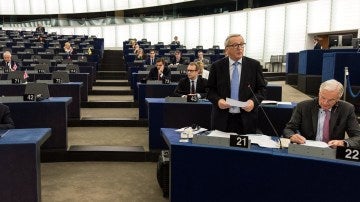 Una sesión del Parlamento Europeo en Estrasburgo 