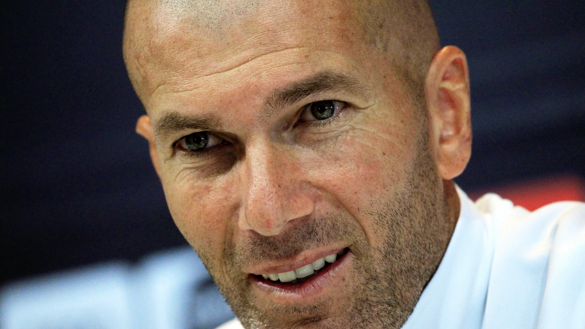 Zidane, en su comparecencia de prensa Zidane, en su comparecencia de prensa