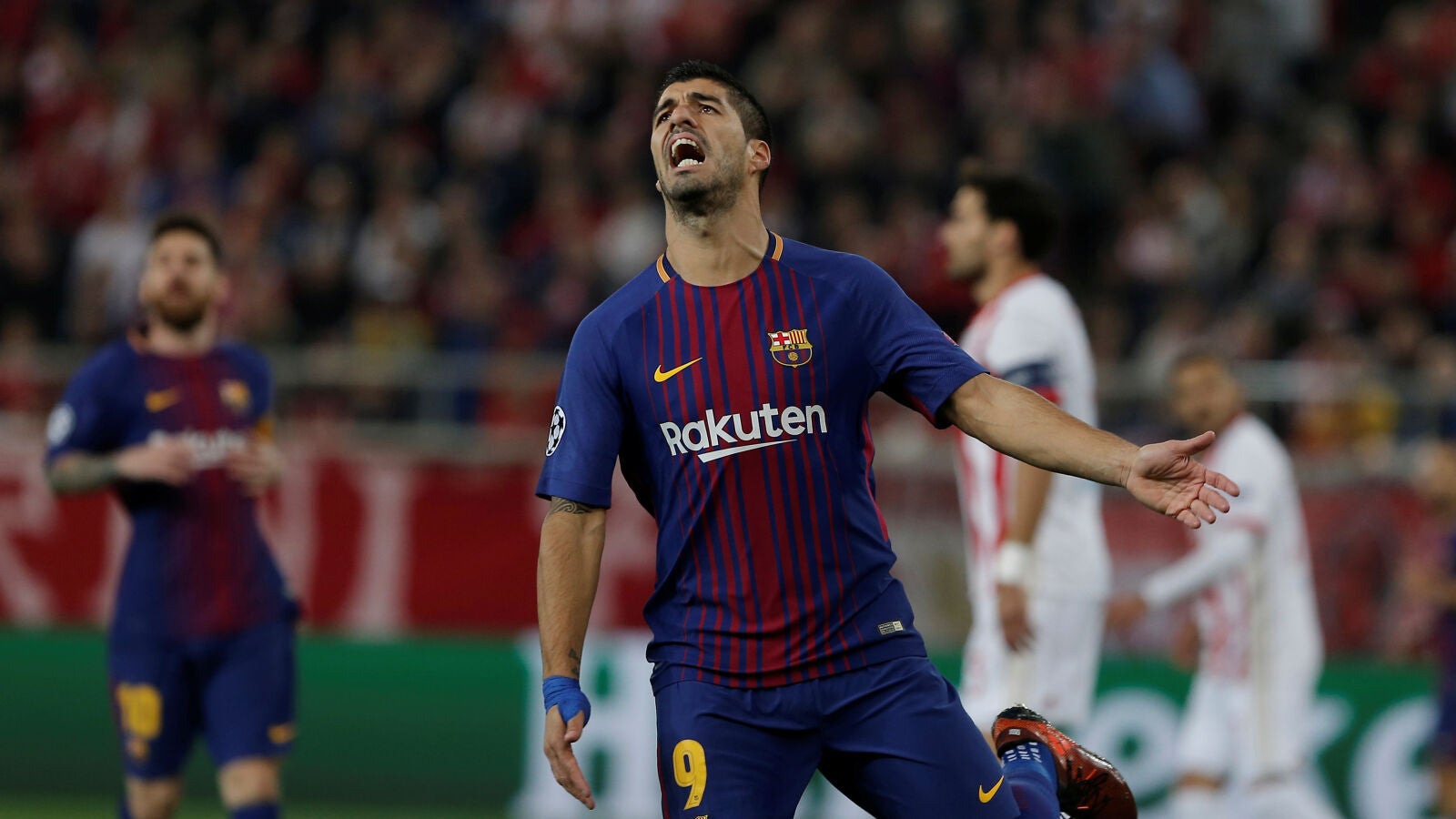 El Barcelona se estrella contra el muro del Olympiacos y empata a cero en Atenas