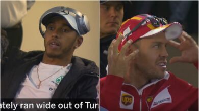 Vettel acabó harto tras una queja de Hamilton en el Briefing de pilotos en México