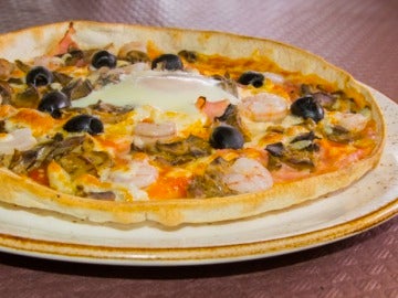 La mítica pizza de La Competencia.