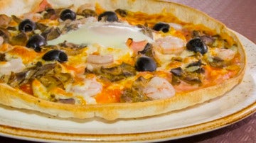 La mítica pizza de La Competencia.