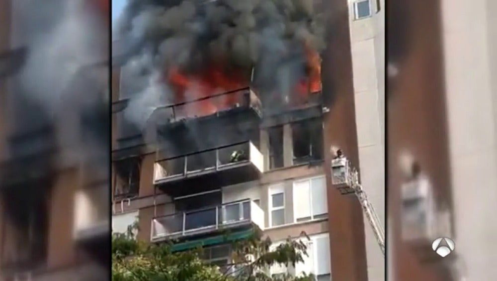 INCENDIO BARCELONA