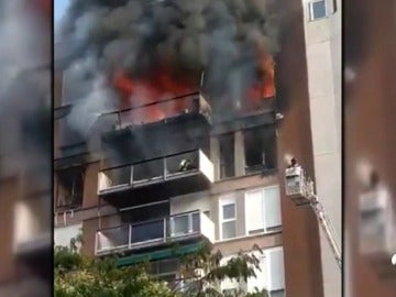 INCENDIO BARCELONA