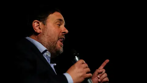 El exvicepresidente de la Generalitat, Oriol Junqueras El exvicepresidente de la Generalitat, Oriol Junqueras