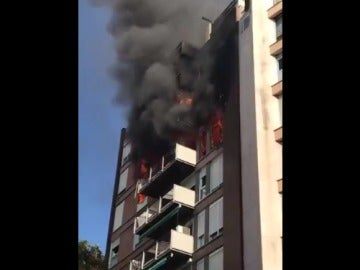 Incendio Barcelona