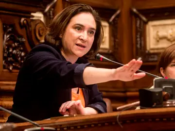 Ada Colau en el Ayuntamiento de Barcelona Ada Colau en el Ayuntamiento de Barcelona
