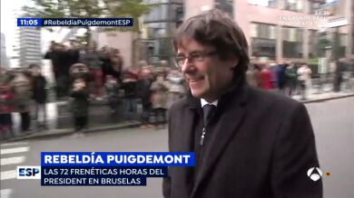 Las 72 horas frenéticas de Puigdemont en Bruselas