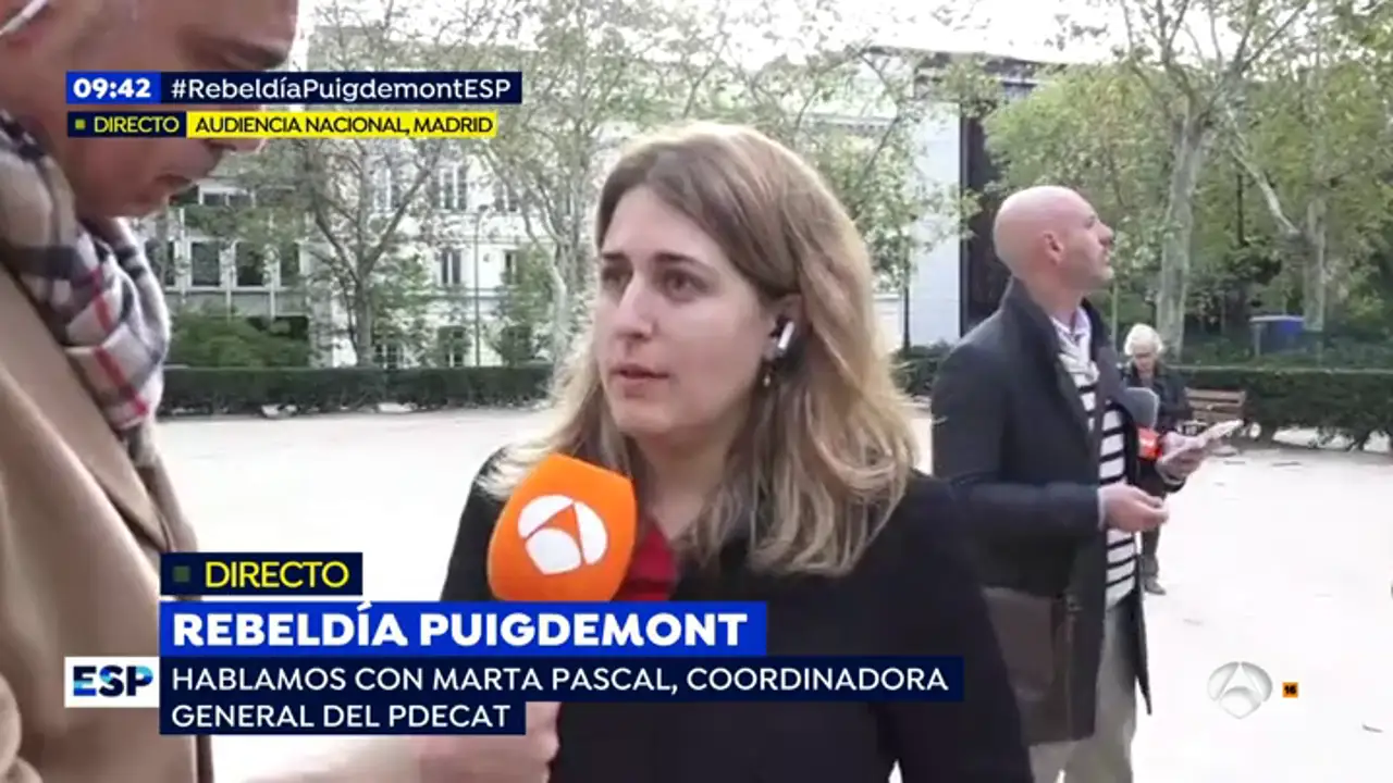 Marta Pascal, PDeCAT: "Estamos tranquilos porque Puigdemont sabe lo que hace"