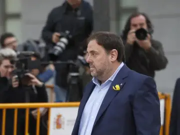 Oriol Junqueras llega a la Audiencia Nacional para declarar Oriol Junqueras llega a la Audiencia Nacional para declarar