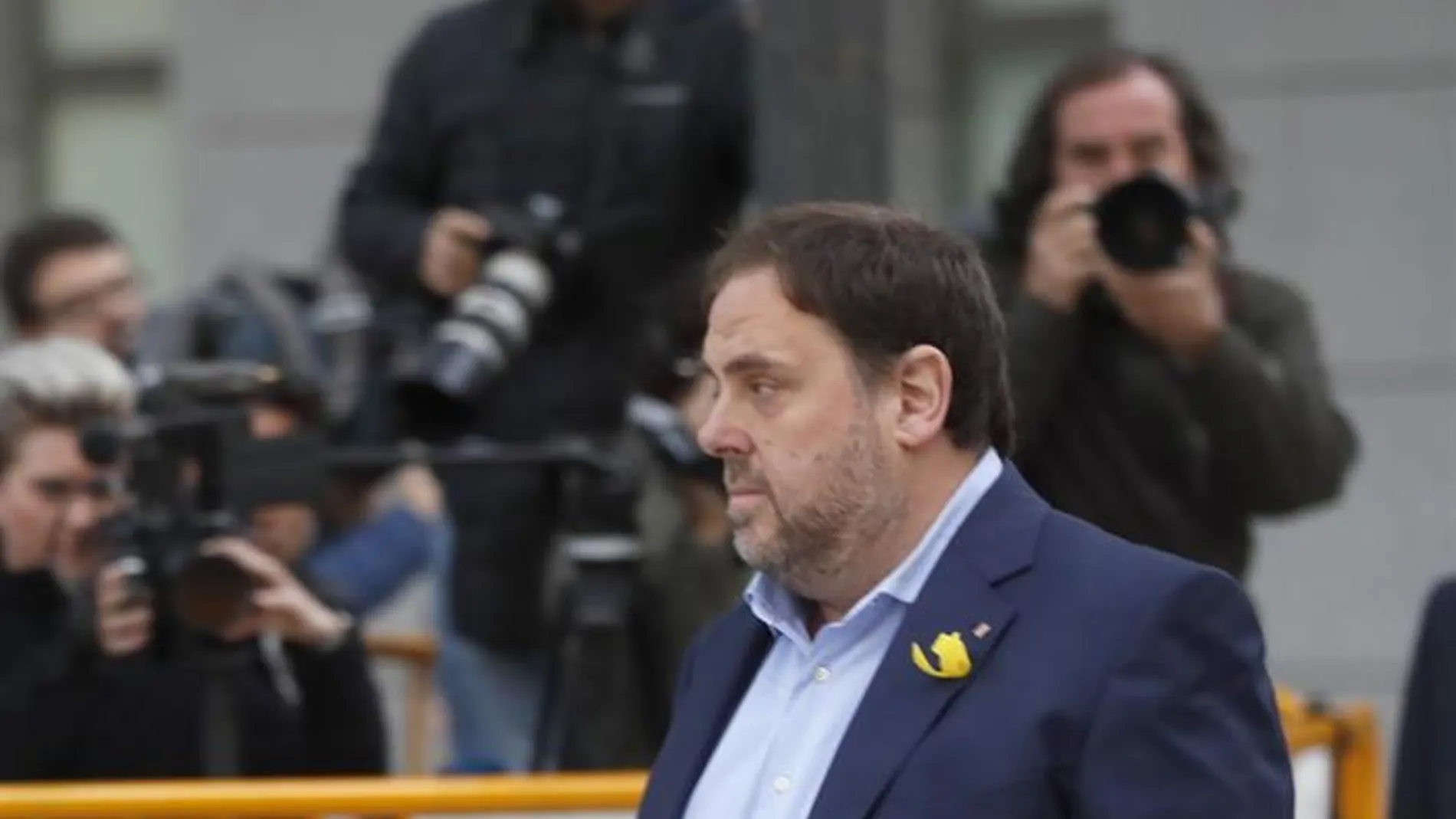 Oriol Junqueras llega a la Audiencia Nacional para declarar Oriol Junqueras llega a la Audiencia Nacional para declarar