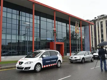 La Guardia Civil el pasado 19 de octubre en la comisaría central de los Mossos d'Esquadra en Lleida La Guardia Civil el pasado 19 de octubre en la comisaría central de los Mossos d'Esquadra en Lleida