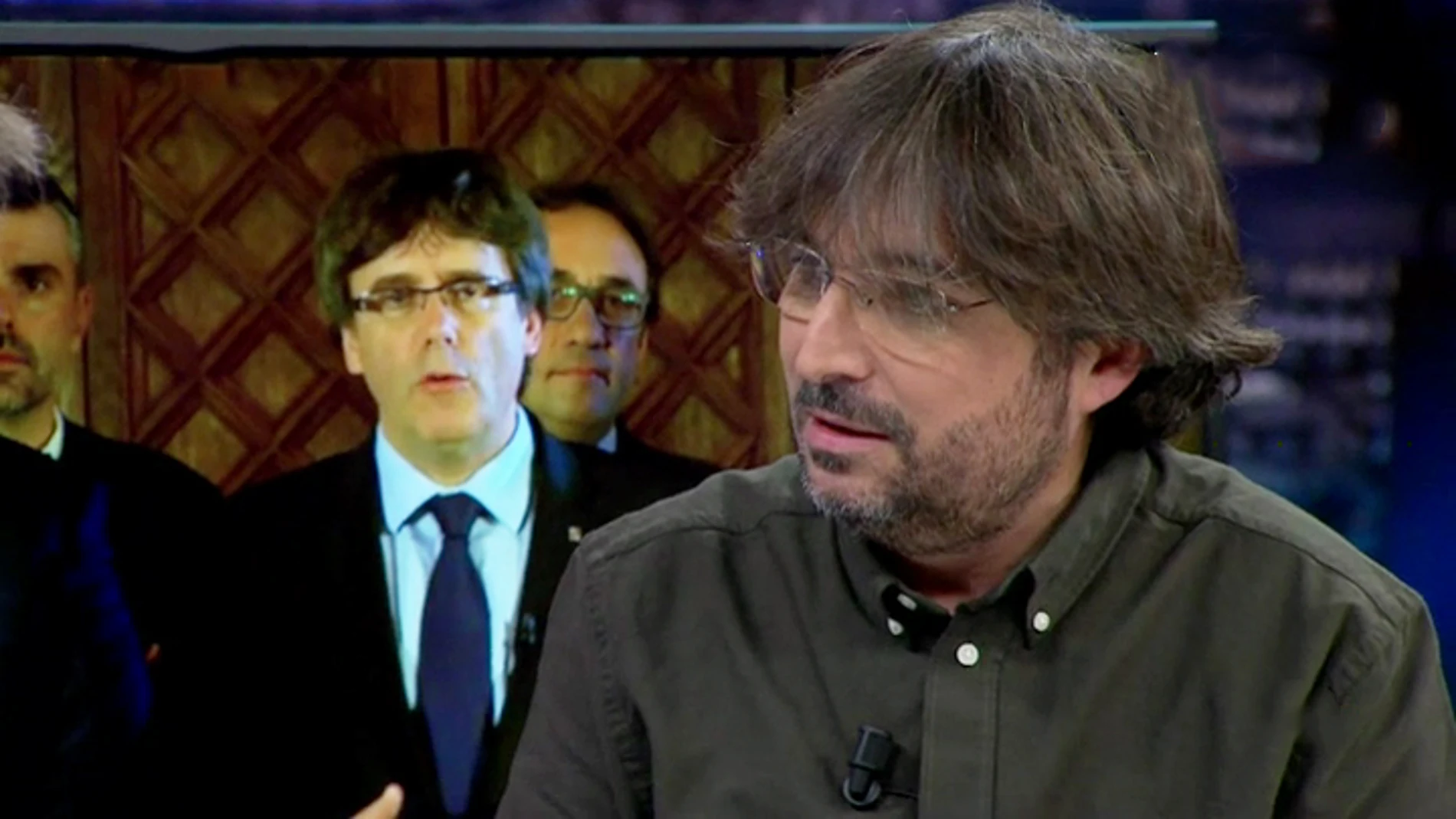 Jordi Évole: "No estoy de acuerdo con la vía unilateral que ha seguido el Govern de Cataluña"