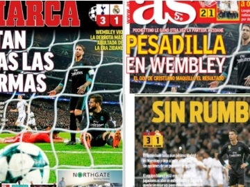 La derrota del Madrid en Wembley, en la prensa