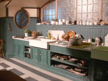 La cocina de ‘Tiempos de guerra’, original de 1920 La cocina de ‘Tiempos de guerra’, original de 1920