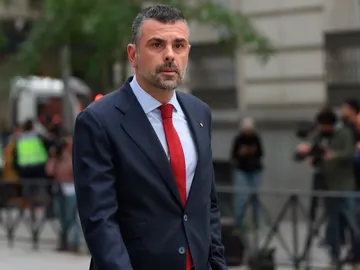 Santi Vila a su llegada a la Audiencia Nacional Santi Vila a su llegada a la Audiencia Nacional