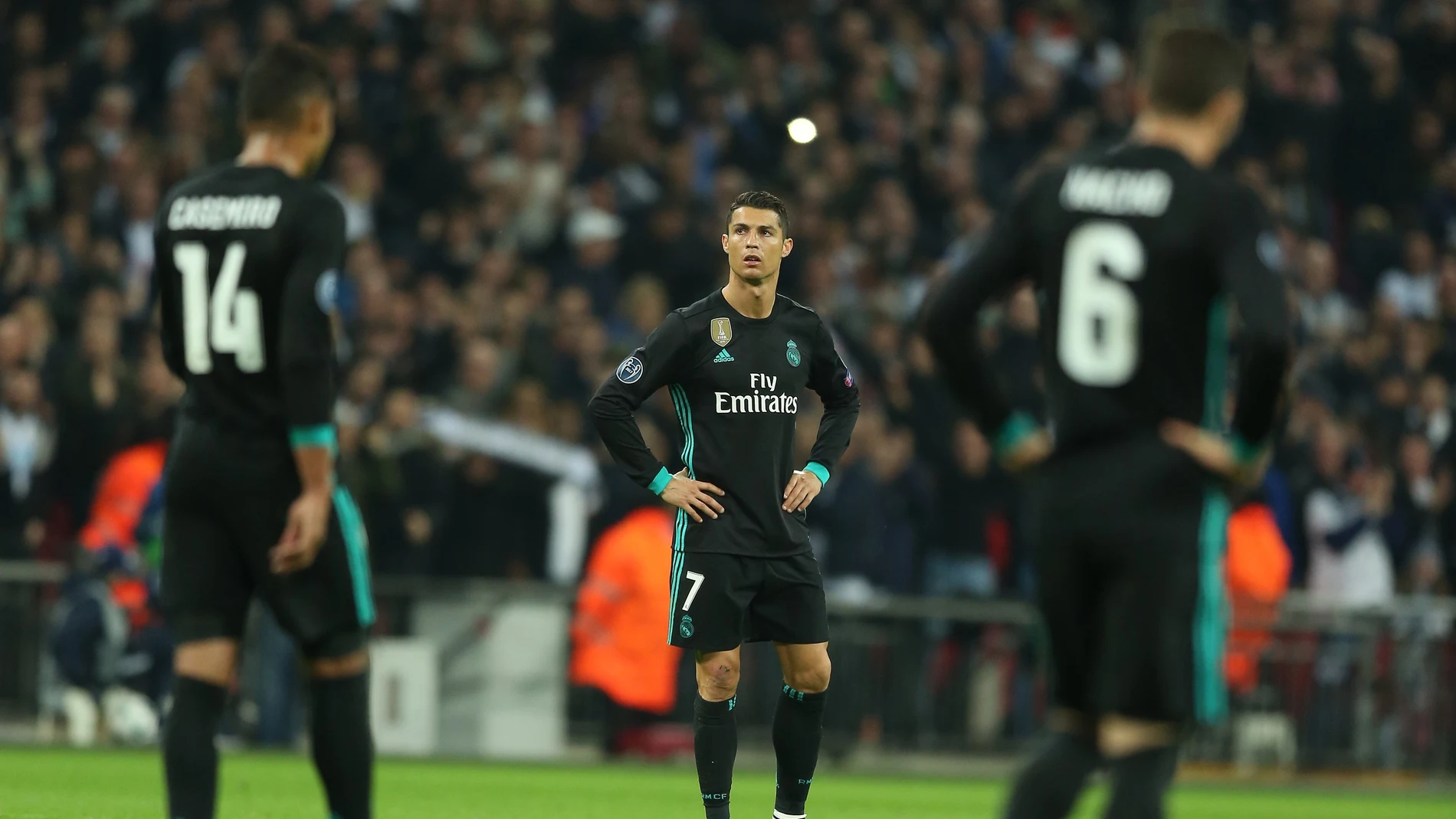 Cristiano Ronaldo, durante el partido contra el Tottenham