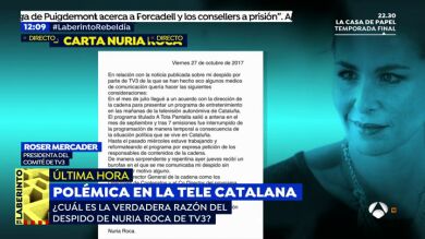 ¿Cuál es la verdadera razón del despido de Nuria Roca de TV3?