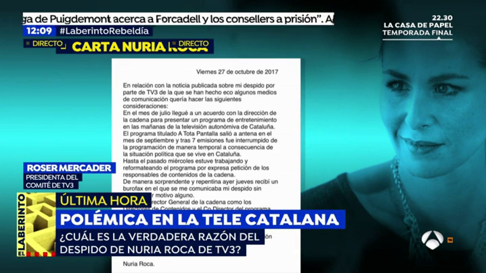 EP despido roca