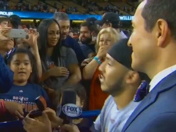 Carlos Correa le pide matrimonio a su novia