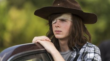 Chandler Riggs en 'The Walking Dead'