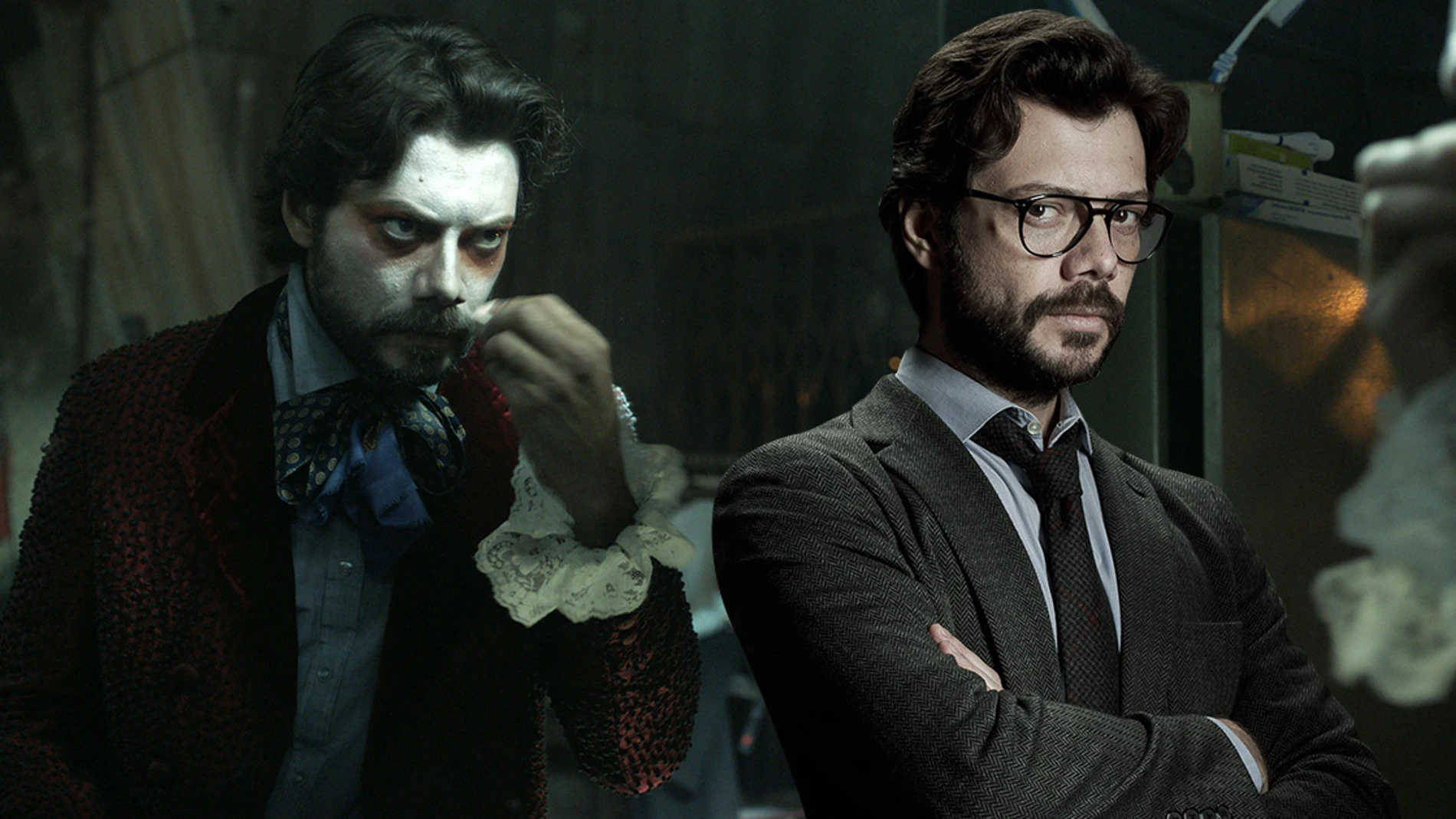 Acompañamos a Álvaro Morte en su siniestra transformación en 'La casa de papel' Acompañamos a Álvaro Morte en su siniestra transformación en 'La casa de papel'