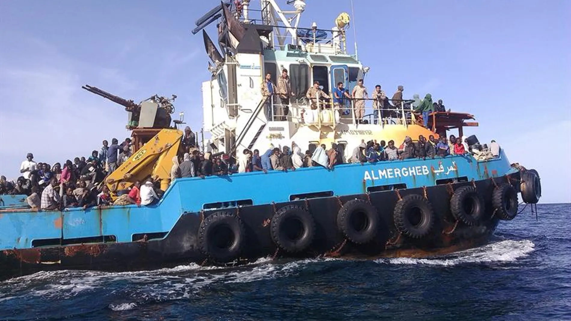 Rescate de inmigrantes en el Mediterráneo Rescate de inmigrantes en el Mediterráneo