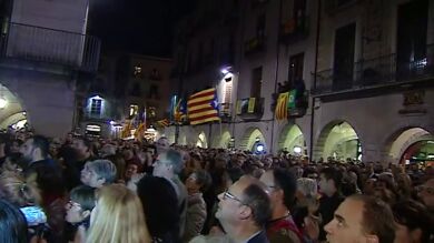 Unas 2.000 personas se manifiestan en Girona para pedir la liberación de los exconsellers