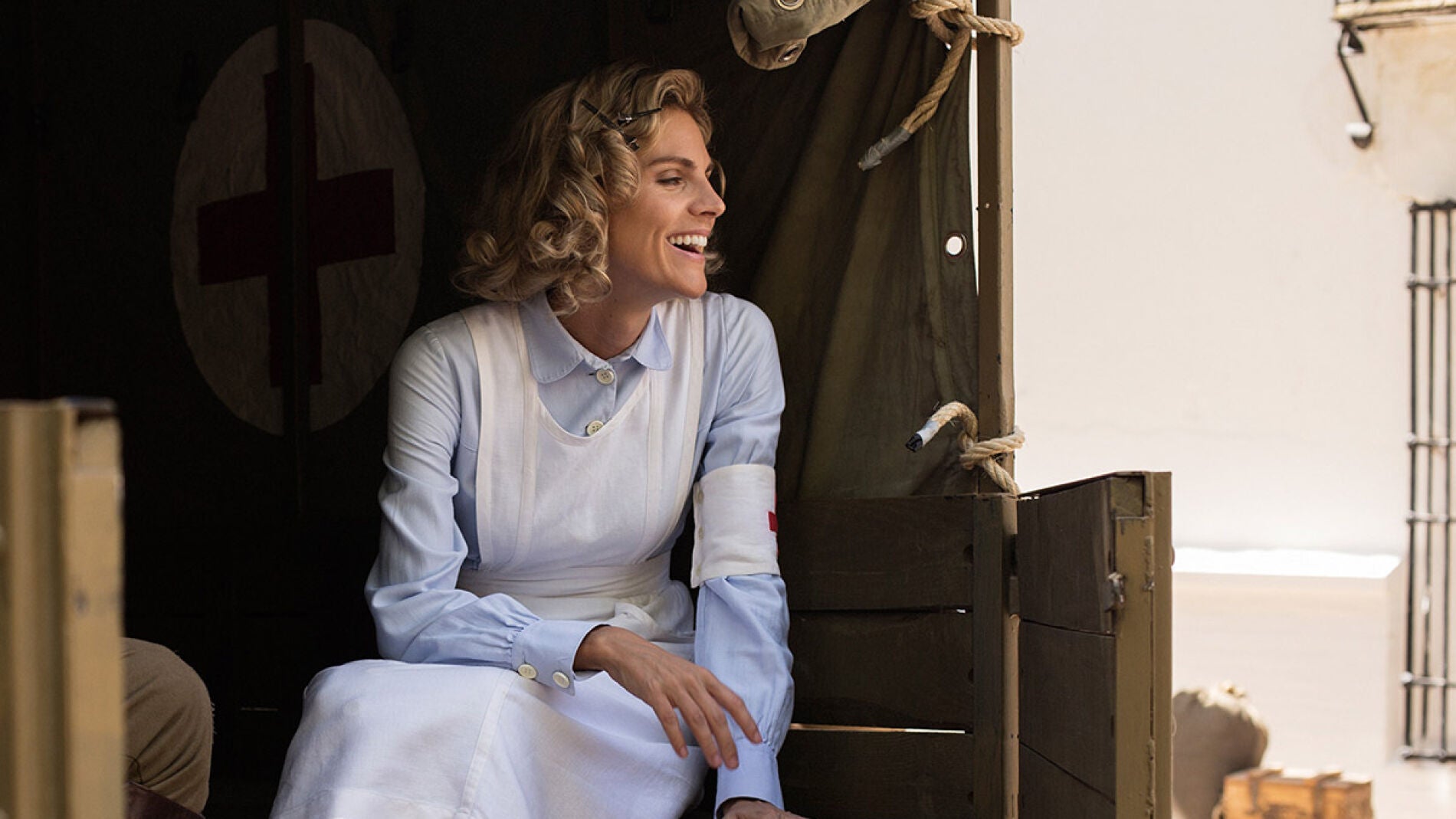 Vivimos el s&eacute;ptimo cap&iacute;tulo de 'Tiempos de guerra' tras las c&aacute;maras