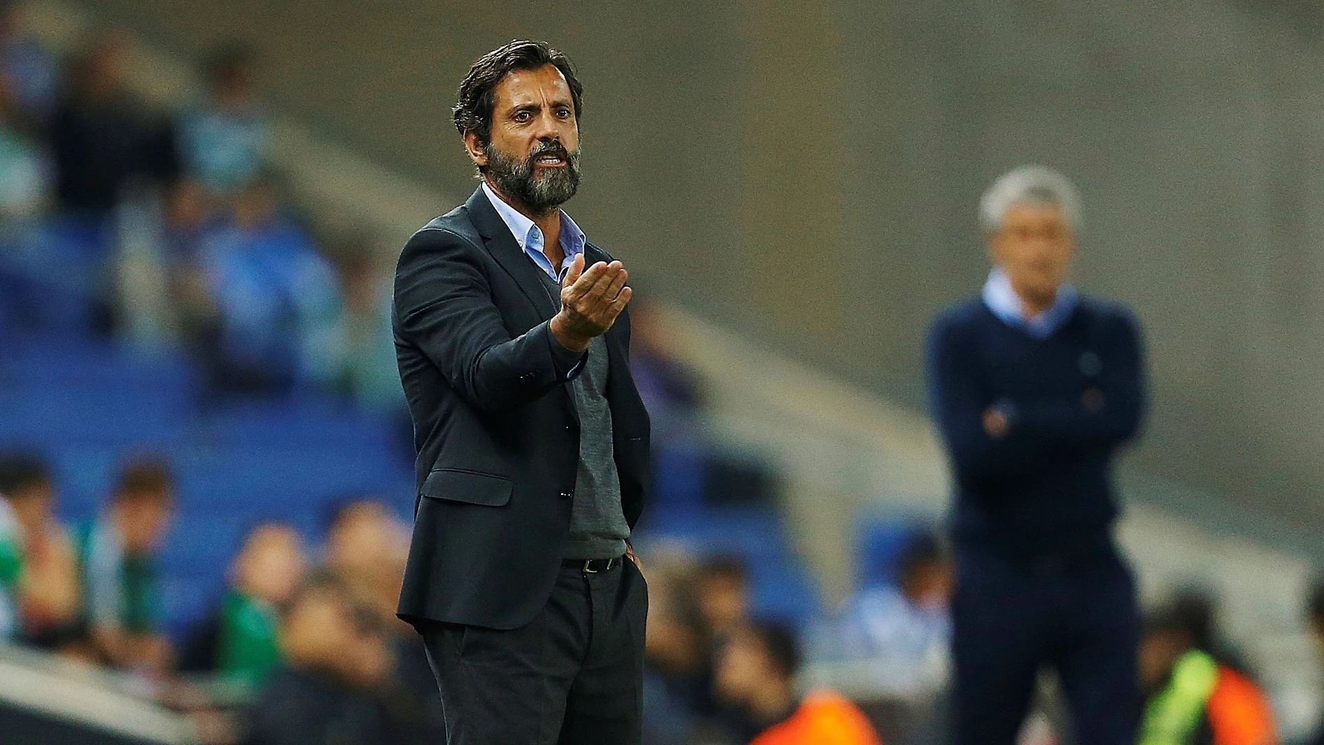 El entrenador del Espanyol, Quique Sánchez Flores El entrenador del Espanyol, Quique Sánchez Flores