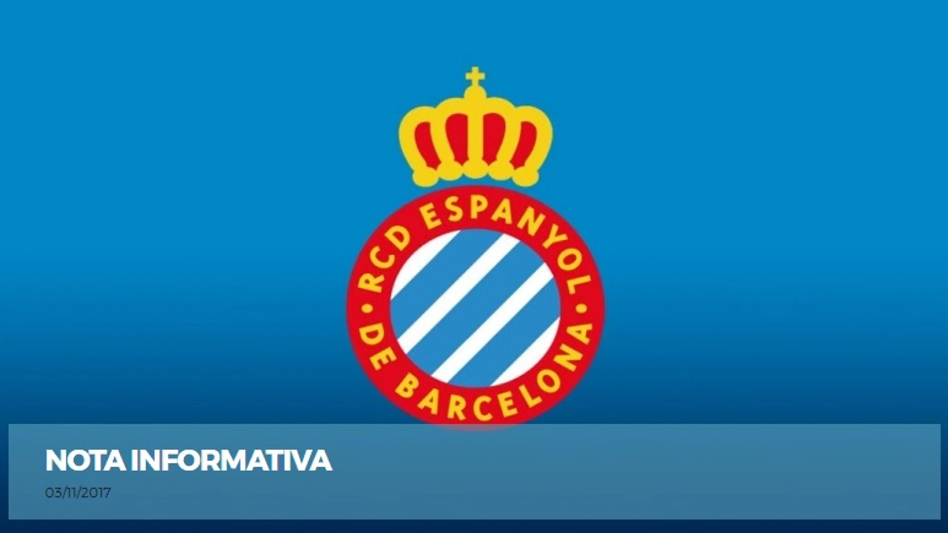 Comunicado del RCD Espanyol Comunicado del RCD Espanyol