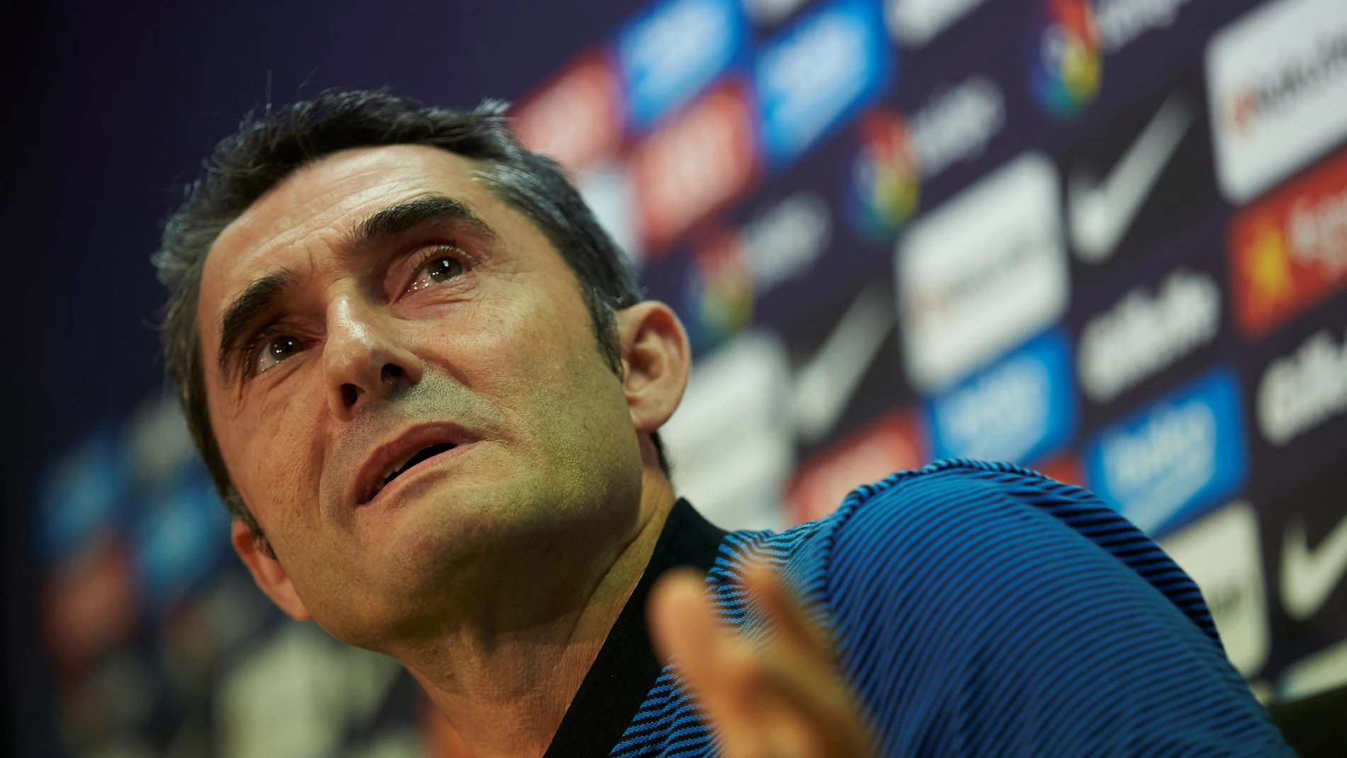 Ernesto Valverde, en rueda de prensa Ernesto Valverde, en rueda de prensa