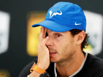 Rafa Nadal en rueda de prensa Rafa Nadal en rueda de prensa