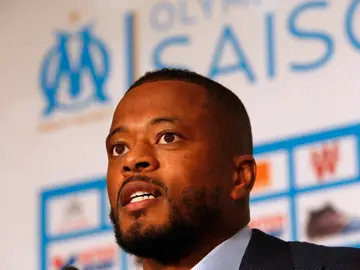 El futbolista Patrick Evra El futbolista Patrick Evra