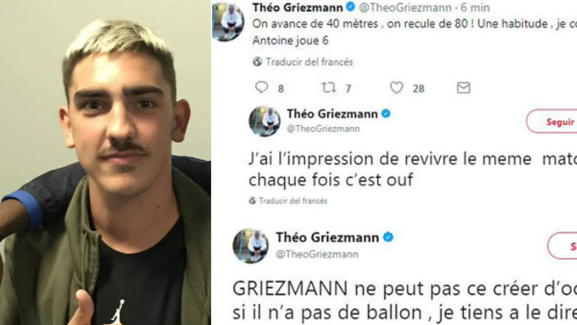 Theo, hermano de Griezmann Theo, hermano de Griezmann
