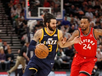 Ricky Rubio, ante los Raptors