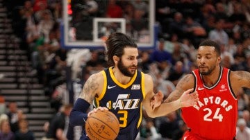 Ricky Rubio, ante los Raptors