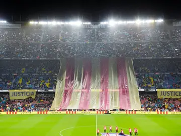 Imagen del Camp Nou antes del Barça-Sevilla Imagen del Camp Nou antes del Barça-Sevilla