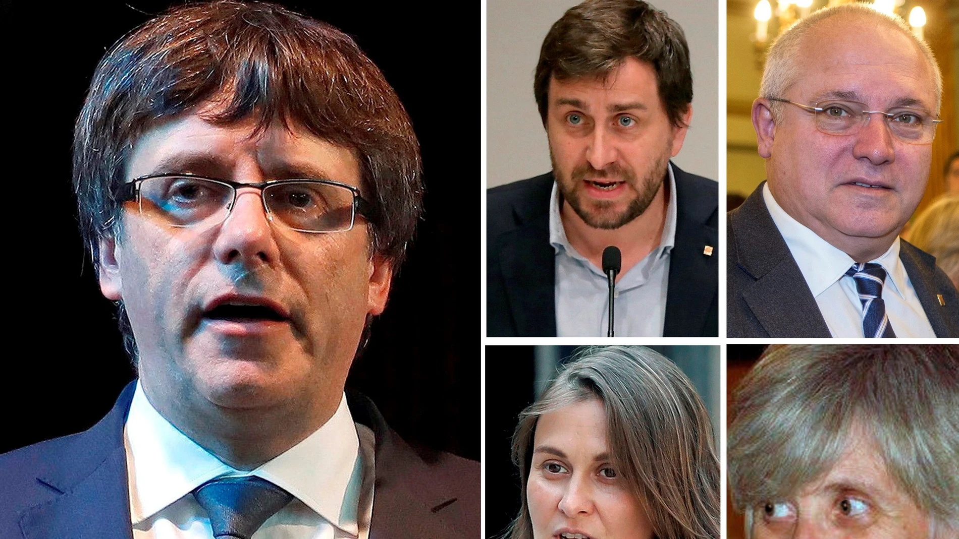 Puigdemont y los cuatro exconsellers huidos a Bruselas Puigdemont y los cuatro exconsellers huidos a Bruselas