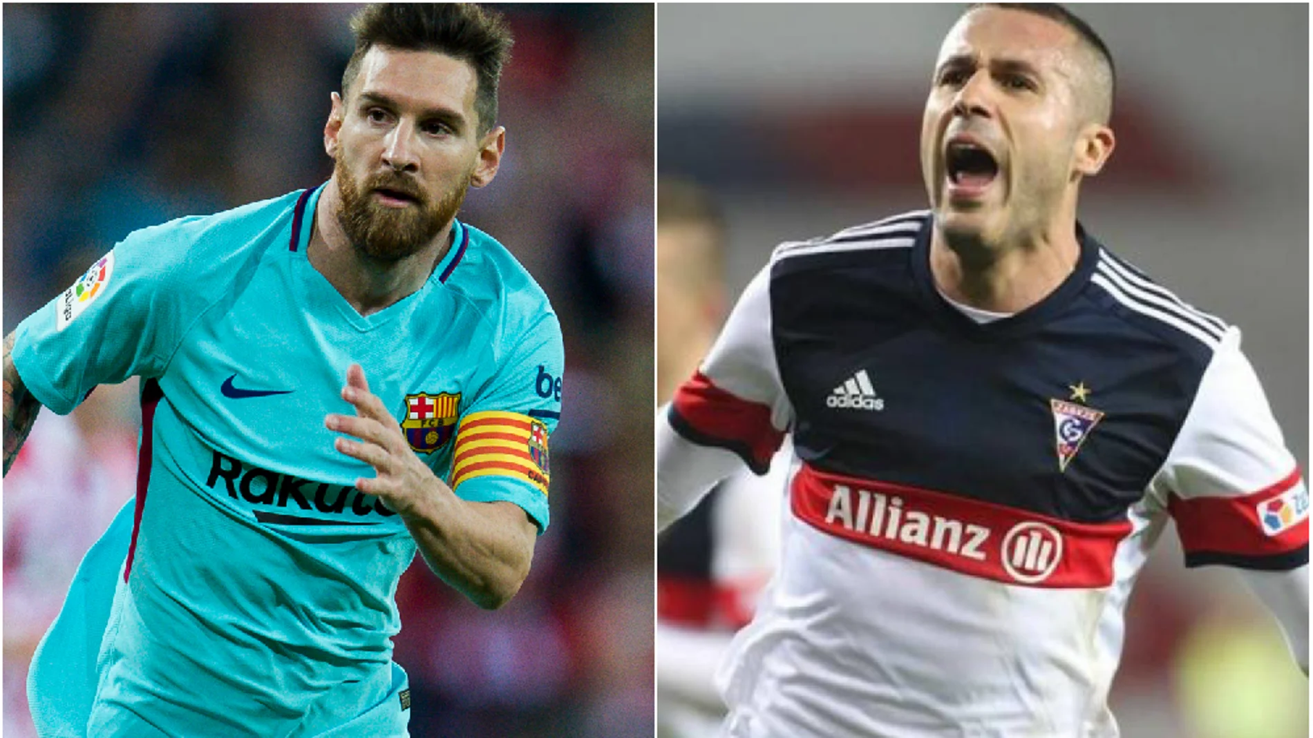 Messi e Igor Angulo Messi e Igor Angulo