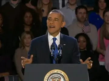 Obama inauguraba su segundo mandato un 6 de noviembre de 2012 sin renunciar a su "Yes, we can" Obama inauguraba su segundo mandato un 6 de noviembre de 2012 sin renunciar a su "Yes, we can"