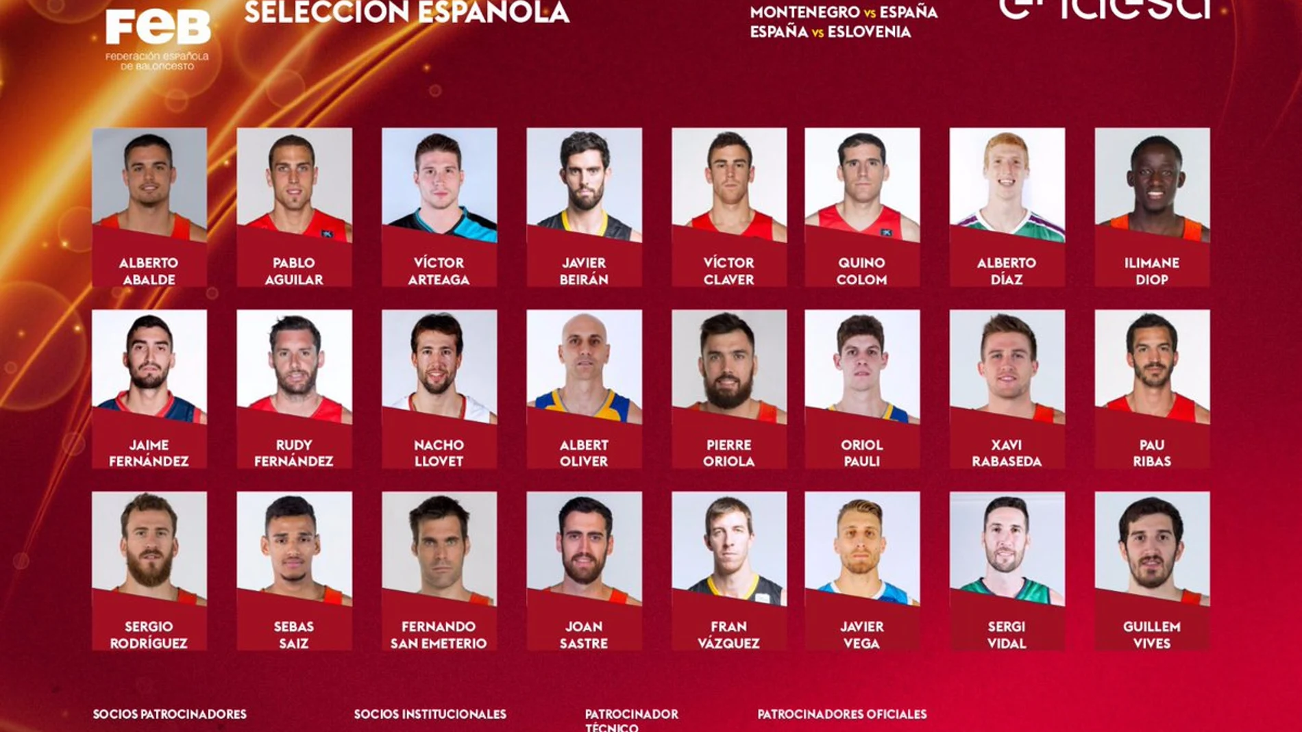 La prelista de Scariolo para la primera 'ventana' del Mundial 2019 La prelista de Scariolo para la primera 'ventana' del Mundial 2019