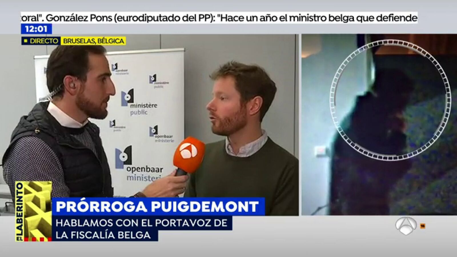 La Fiscalía belga avanza que entre hoy y mañana se conocerá cuándo tiene que declarar Puigdemont y confirma que no ha habido contacto con ministros belgas
