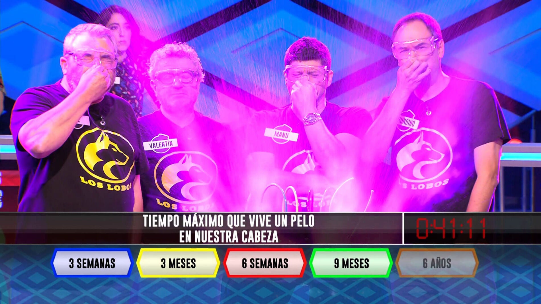 El equipo de 'Los Lobos' en '&iexcl;Boom!'.