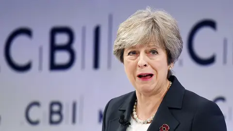 La primera ministra británica, Theresa May La primera ministra británica, Theresa May