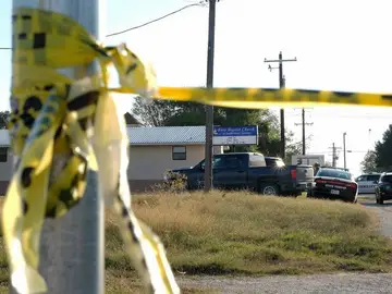 Imagen de archivo de las inmediaciones del lugar en el que ha habido un tiroteo en EEUU Imagen de archivo de las inmediaciones del lugar en el que ha habido un tiroteo en EEUU